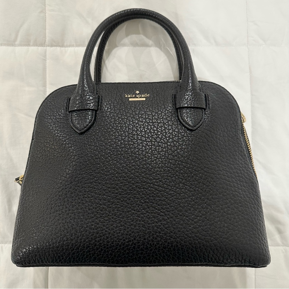 Kate Spade New York Carter Street Ashleigh Small Leather Satchel Women’s Black